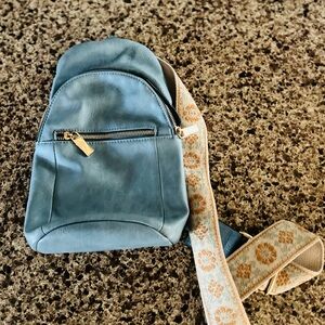 Stylish Blue Crossbody Bag